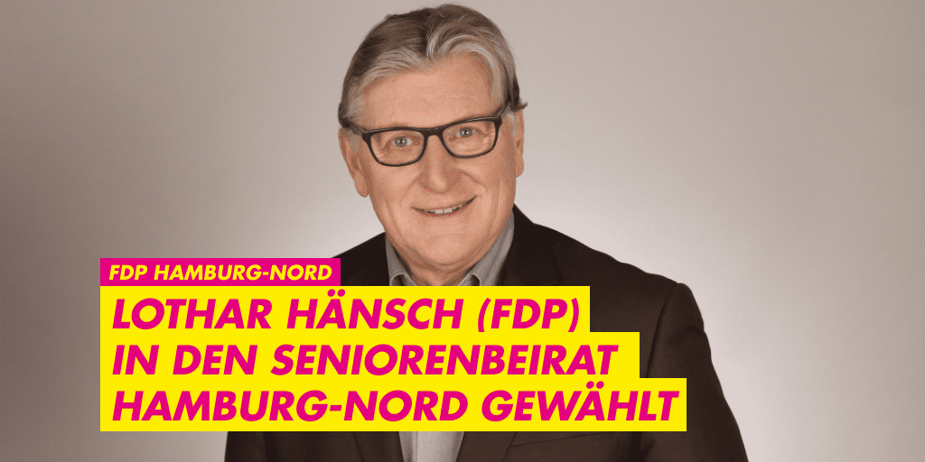 Lothar Hänsch, Mitglied des Seniorenbeirats Hamburg-Nord