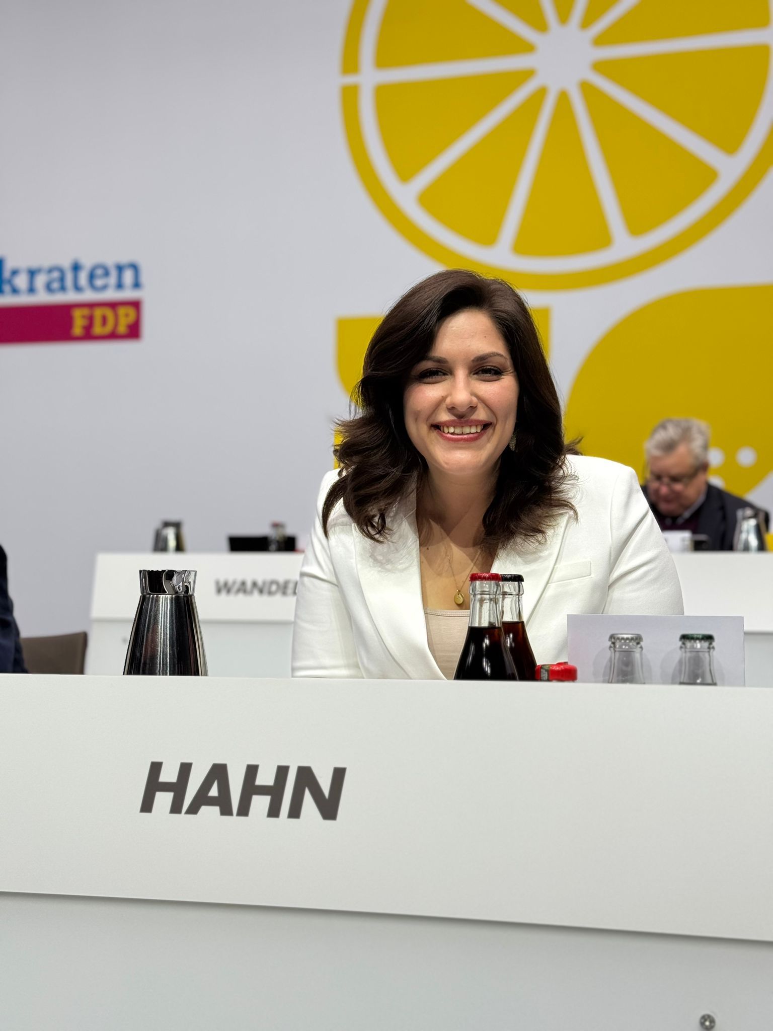 Svenja Ilona Hahn, frisch gewählte stellvertretende FDP-Bundesvorsitzende 