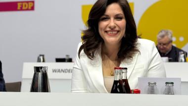 Svenja Ilona Hahn, frisch gewählte stellvertretende FDP-Bundesvorsitzende